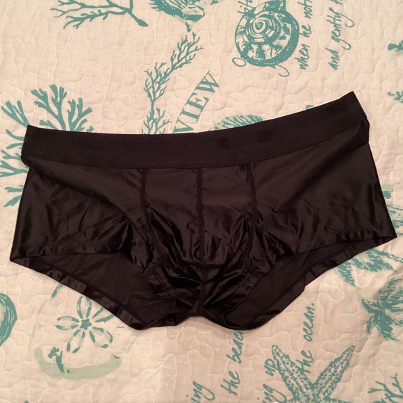 Black , silky , trunks, - Picture 2 of 5